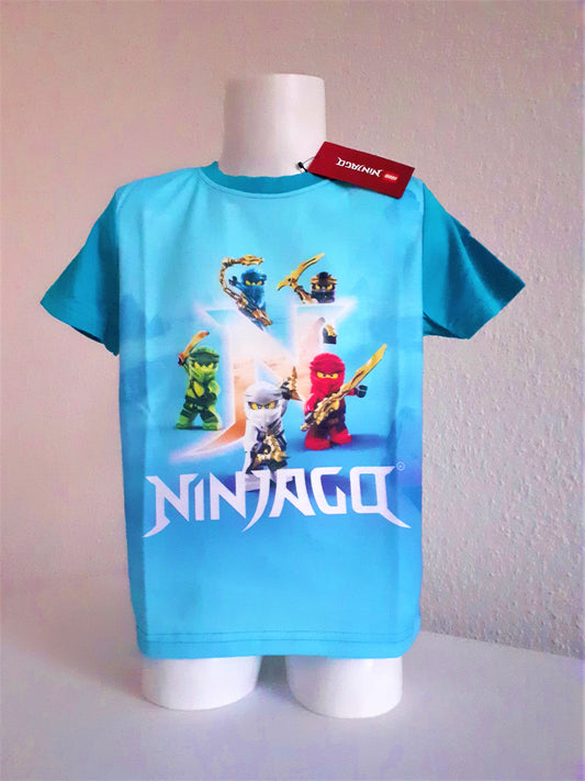 LEGO Ninjago, T-Shirt, hellblau/helltürkis